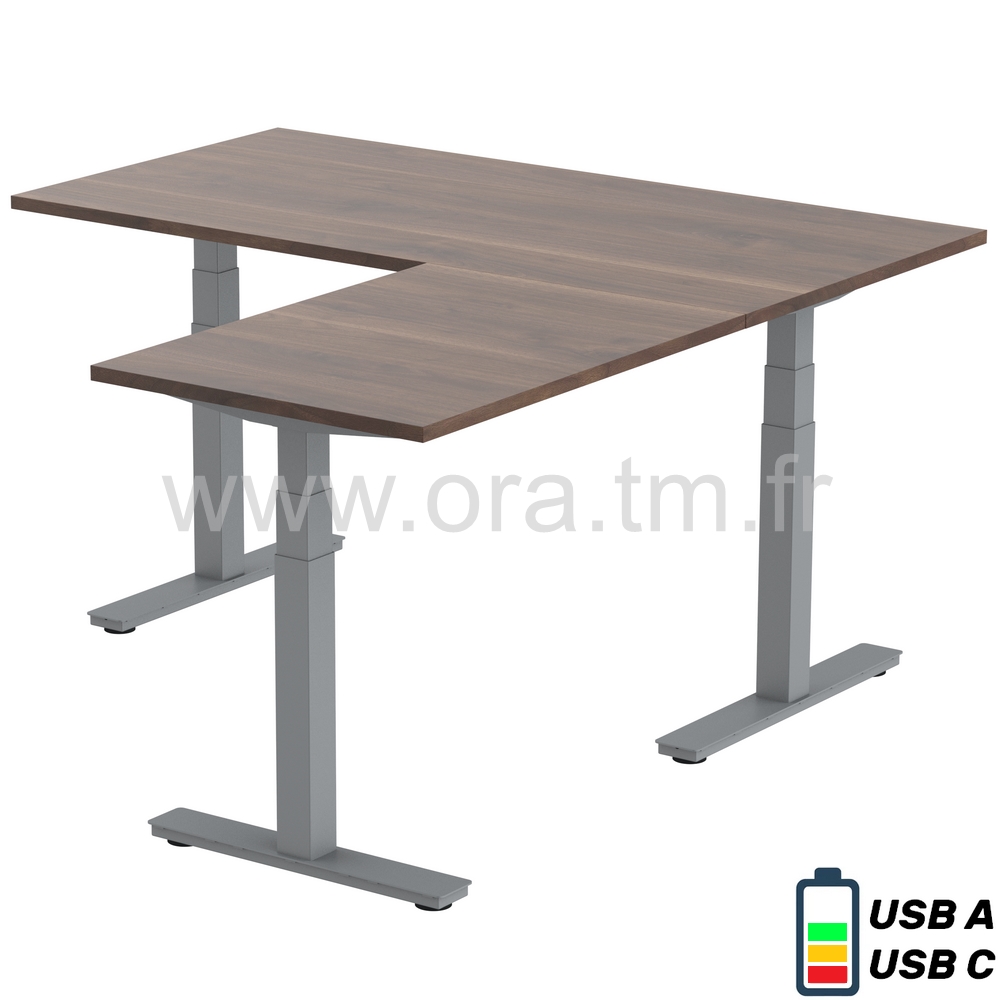 DESK3 - STRUCTURE TABLE REGLABLE - ELECTRIQUE 3 MOTEURS